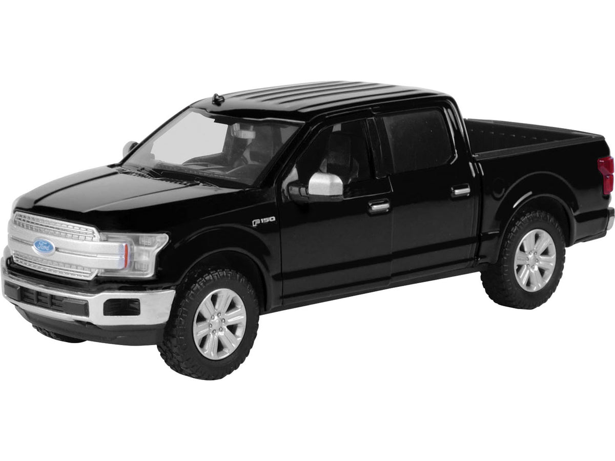 2019 Ford F-150 Lariat Crew Cab Pickup Truck Black 1/24-1/27 Diecast Model Car