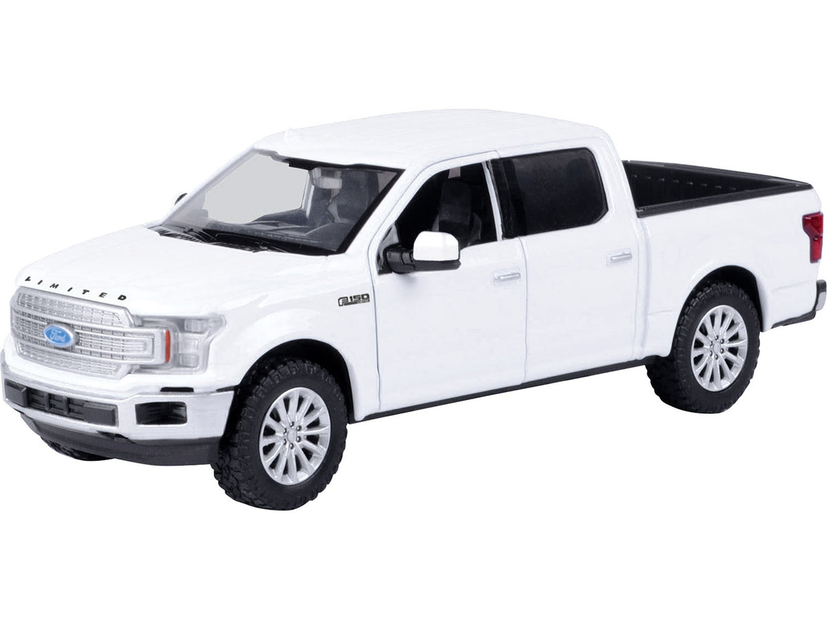 2019 Ford F-150 Limited Crew Cab Pickup Truck White 1/24-1/27 Diecast Model Car
