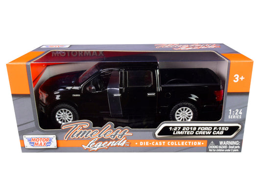 2019 Ford F-150 Limited Crew Cab Pickup Truck Black 1/24-1/27 Diecast Model Car