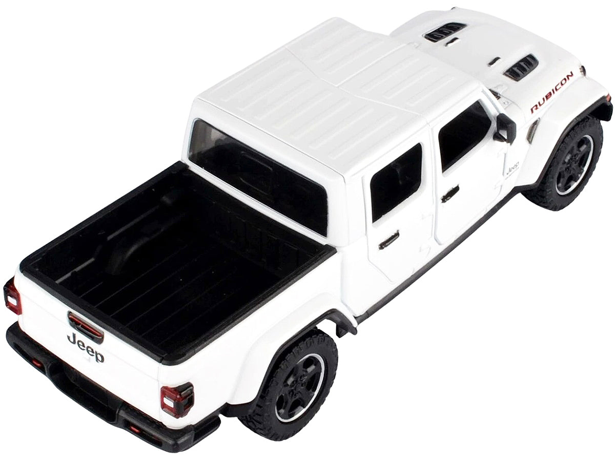2021 Jeep Gladiator Rubicon (Closed Top) Pickup Truck White 1/24-1/27 Diecast Model Car