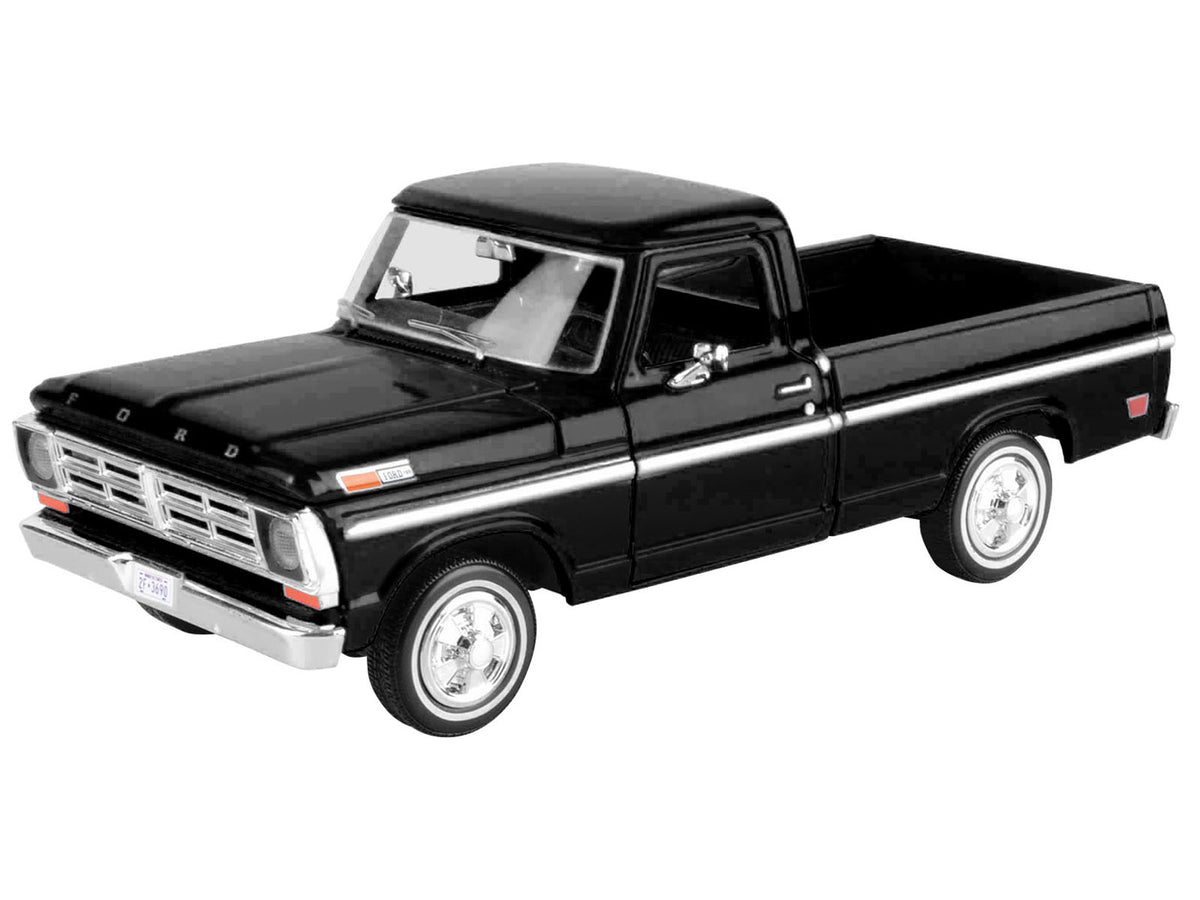 1972 Ford F-100 Pickup Truck Black "Timeless Legends" Series 1/24 Diecast Model Car
