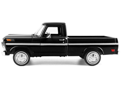 1972 Ford F-100 Pickup Truck Black "Timeless Legends" Series 1/24 Diecast Model Car