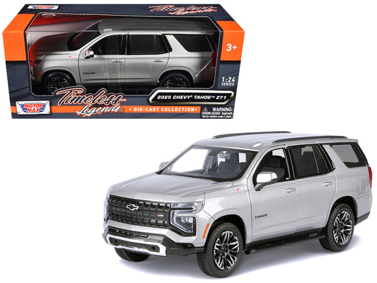 2025 Chevrolet Tahoe Z71 Gray Metallic "Timeless Legends" Series 1/24 Diecast Model Car