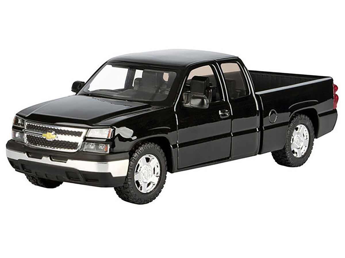 2006 Chevrolet Silverado 1500 Pickup Truck Black "Die-Cast Collection" Series 1/25 Diecast Model Car