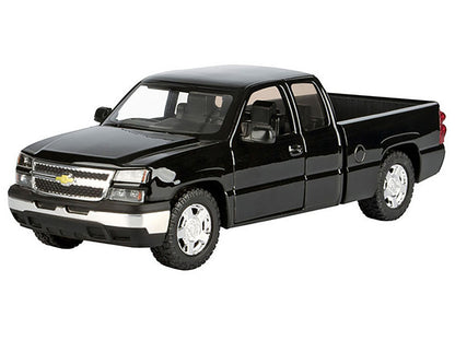 2006 Chevrolet Silverado 1500 Pickup Truck Black "Die-Cast Collection" Series 1/25 Diecast Model Car