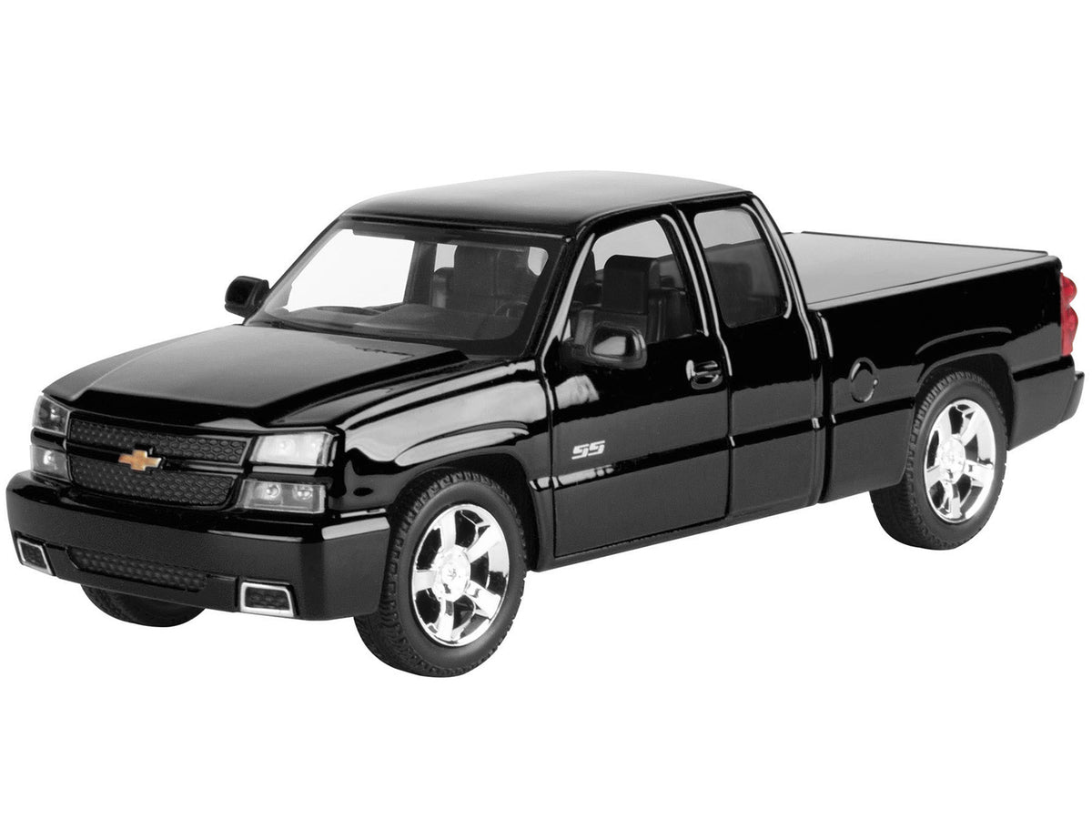 2006 Chevrolet Silverado SS Pickup Truck Black "Timeless Legends" Series 1/25 Diecast Model Car