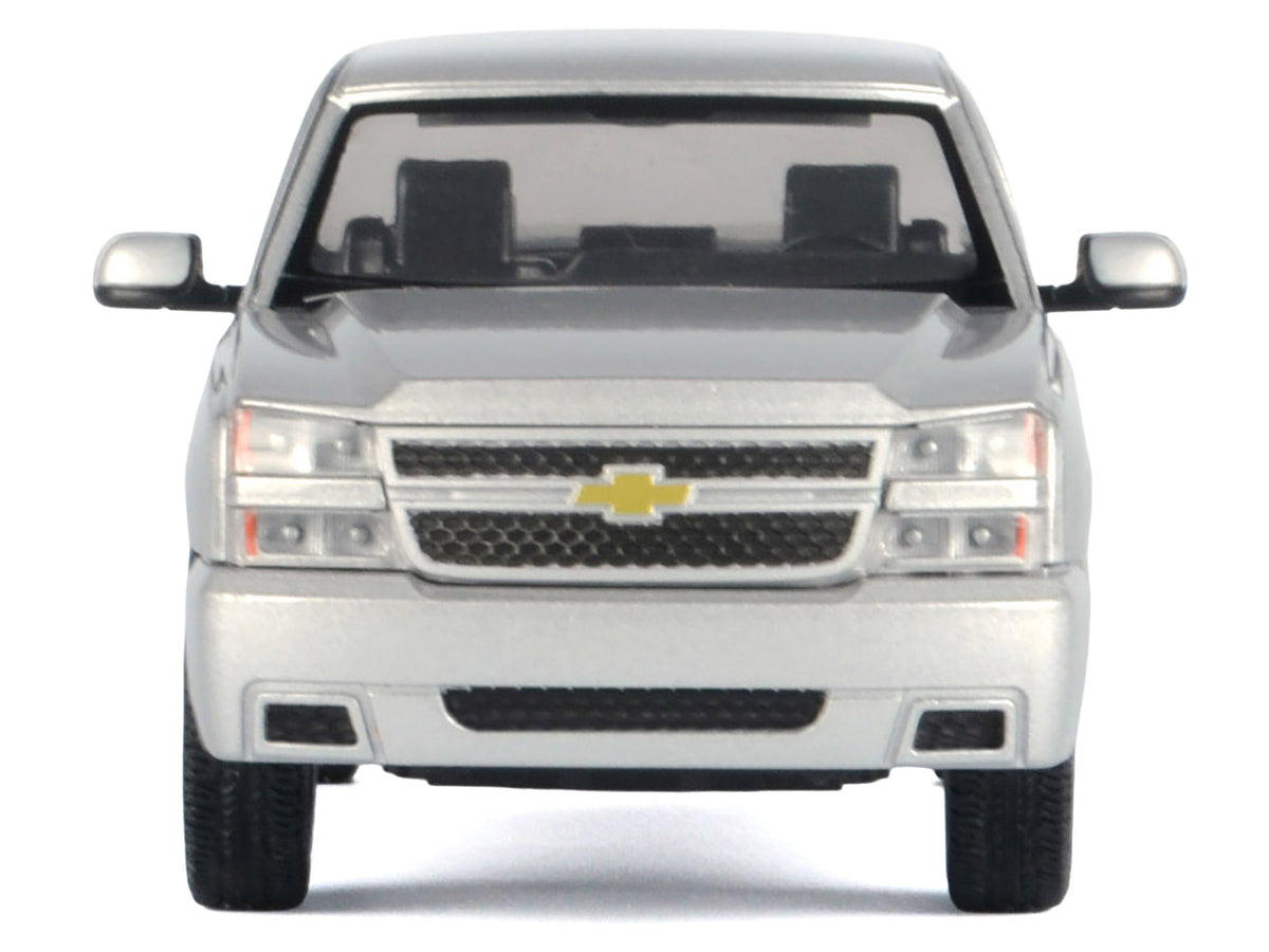 2006 Chevrolet Silverado SS Pickup Truck Silver Metallic "Timeless Legends" Series 1/25 Diecast Model Car