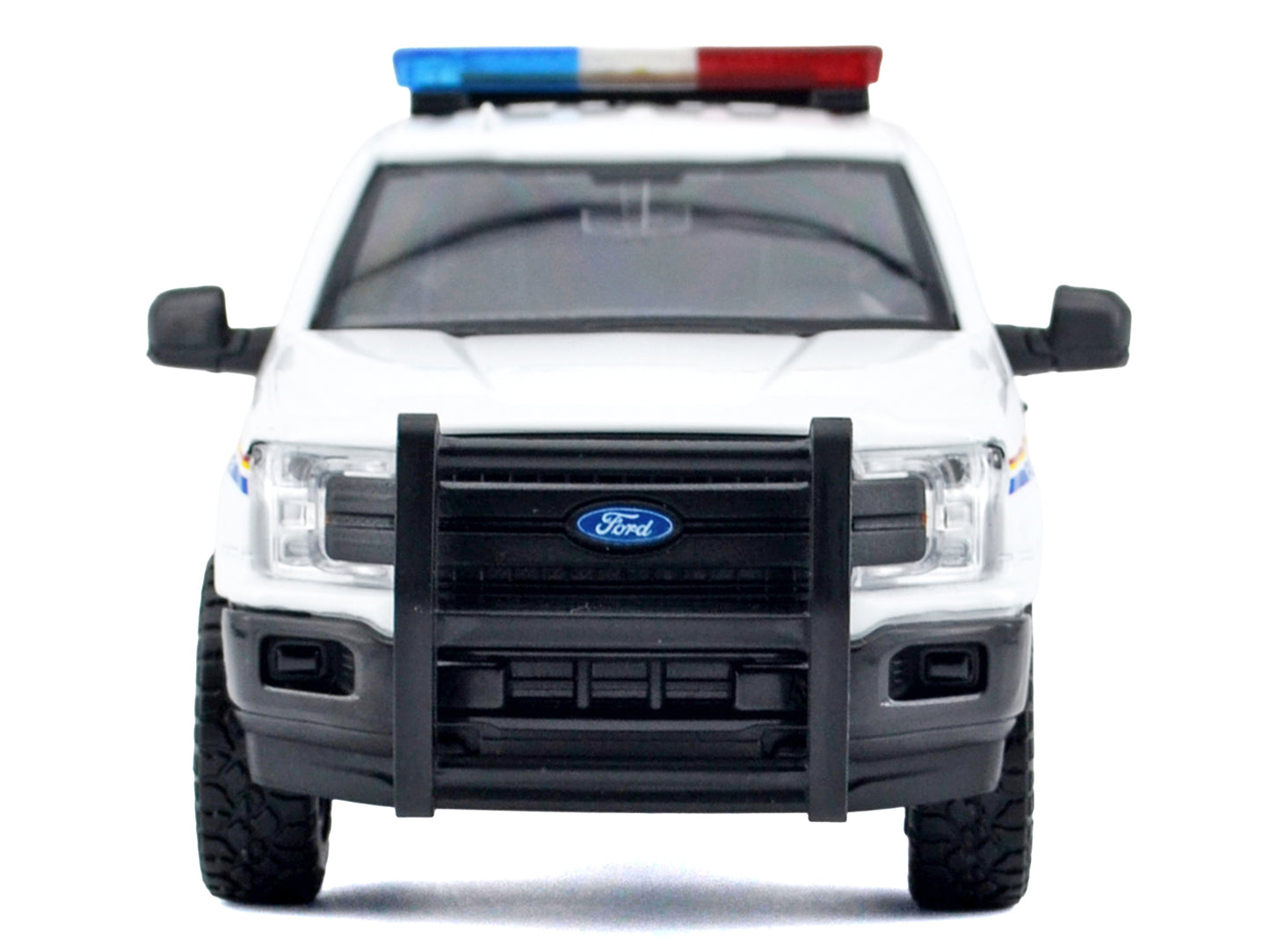 2019 Ford F-150 Lariat Crew Cab Pickup Truck "Royal Canadian Mounted Police" White with Flashing Light Bar and Front and Rear Lights and Sounds "Law Enforcement and Public Service" Series 1/27 Diecast Model Car