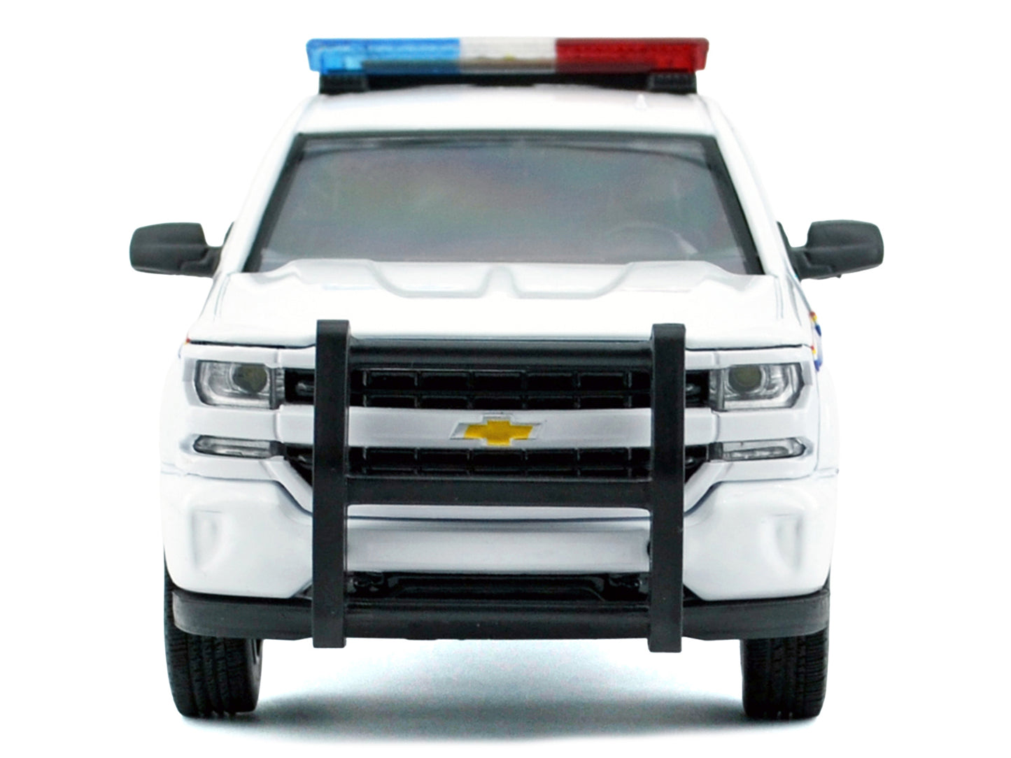 2017 Chevrolet Silverado 1500 LT Z71 Crew Cab Pickup Truck "Royal Canadian Mounted Police" White with Flashing Light Bar and Front and Rear Lights and Sounds "Law Enforcement and Public Service" Series 1/27 Diecast Model Car