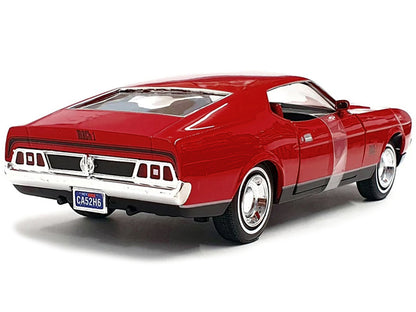 1971 Ford Mustang Mach 1 Red James Bond 007 "Diamonds are Forever" (1971) Movie "James Bond Collection" Series 1/24 Diecast Model Car