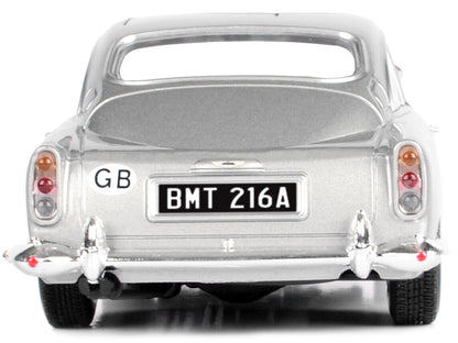 Aston Martin DB5 RHD (Right Hand Drive) Silver Metallic James Bond 007 "Goldfinger" (1964) Movie "James Bond Collection" Series 1/24 Diecast Model Car