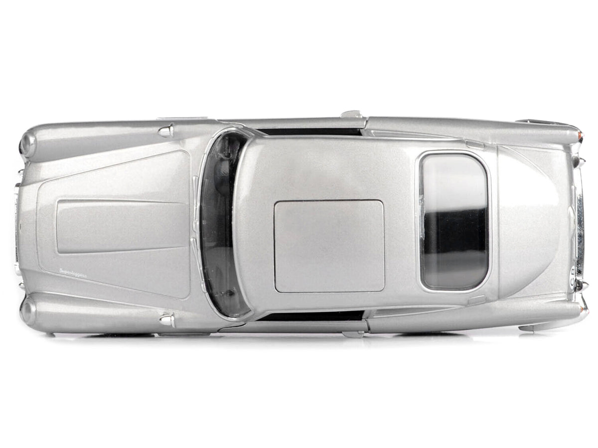 Aston Martin DB5 RHD (Right Hand Drive) Silver Metallic James Bond 007 "Goldfinger" (1964) Movie "James Bond Collection" Series 1/24 Diecast Model Car