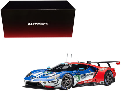 Ford GT #67 Harry Tincknell - Andy Priaulx - Pipo Derani "Ford Chip Ganassi Team UK" 24H Le Mans (2017) 1/18 Model Car