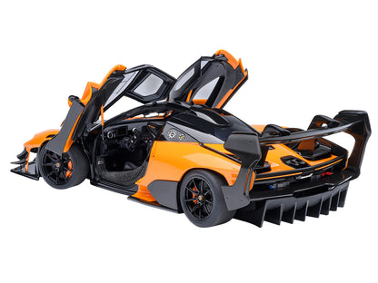 McLaren Senna GTR Orange with Black Top 1/18 Model Car