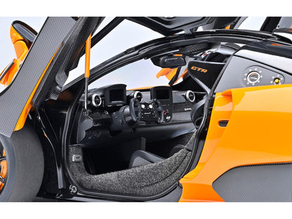 McLaren Senna GTR Orange with Black Top 1/18 Model Car