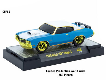 "Ground Pounders" 6 Cars Set Release 32 IN DISPLAY CASES Limited Edition 1/64 Diecast Model Cars
