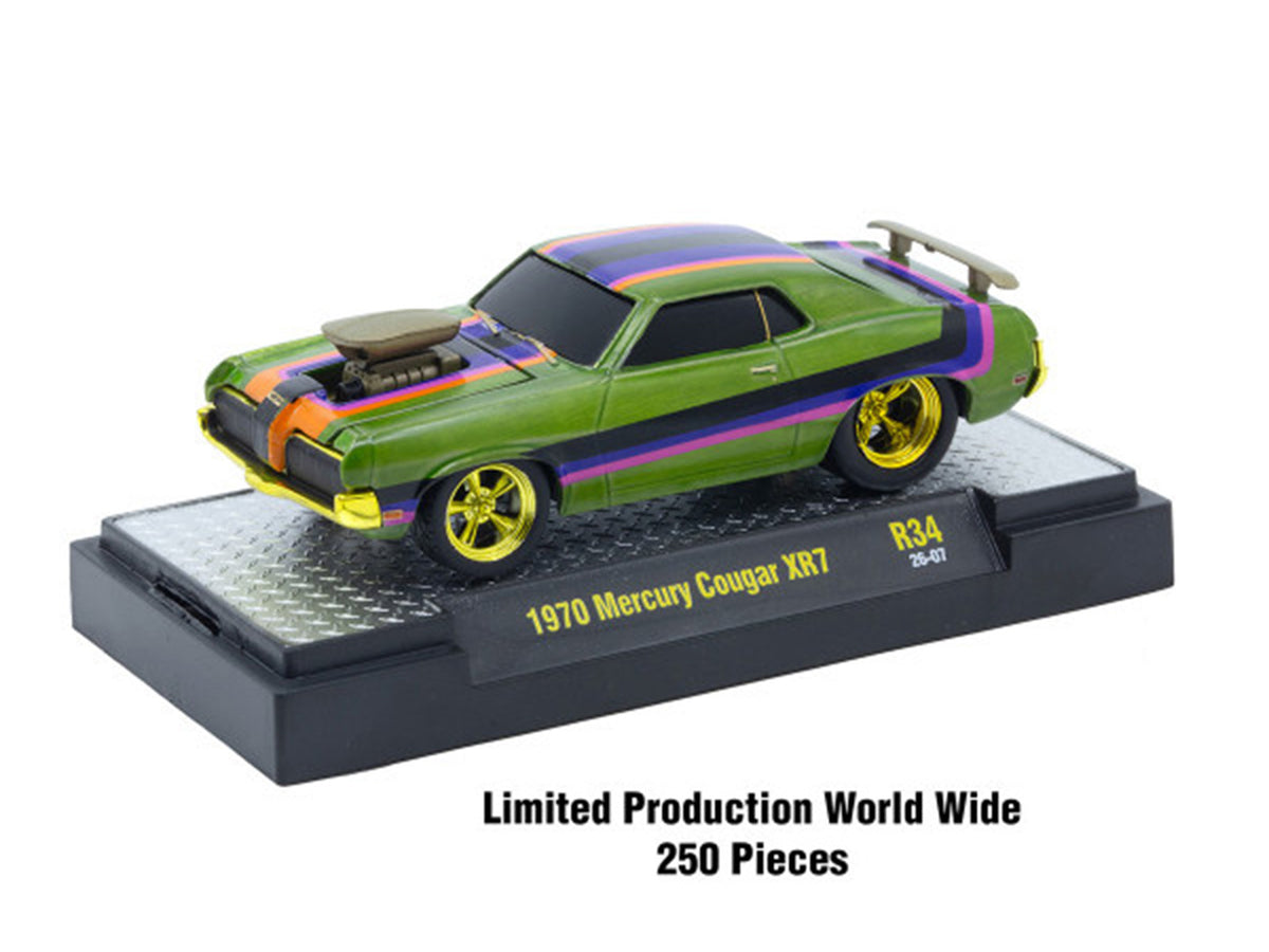 "Ground Pounders" 6 Cars Set Release #34 IN DISPLAY CASES Limited Edition 1/64 Diecast Model Cars