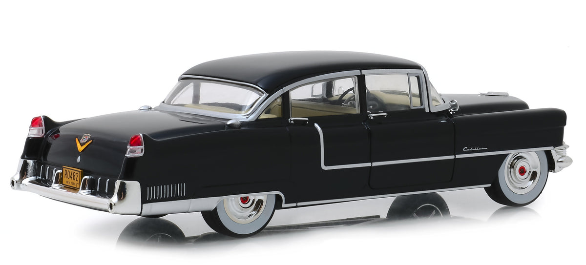 1955 Cadillac Fleetwood Series 60 Black "The Godfather" (1972) Movie 1/24 Diecast Model Car