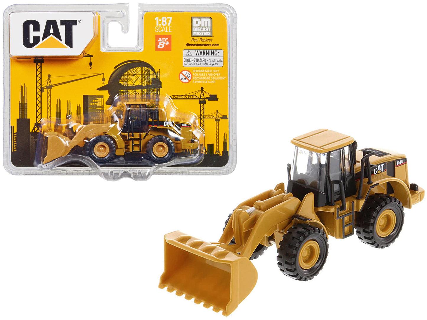 CAT Caterpillar 950G Series II Wheel Loader Yellow 1/87 (HO) Diecast Model