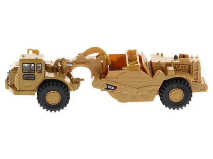 CAT Caterpillar 627G Auger Scraper Yellow 1/87 (HO) Diecast Model