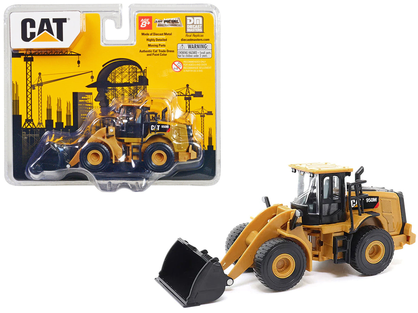 CAT Caterpillar 950M Wheel Loader Yellow 1/64 Diecast Model