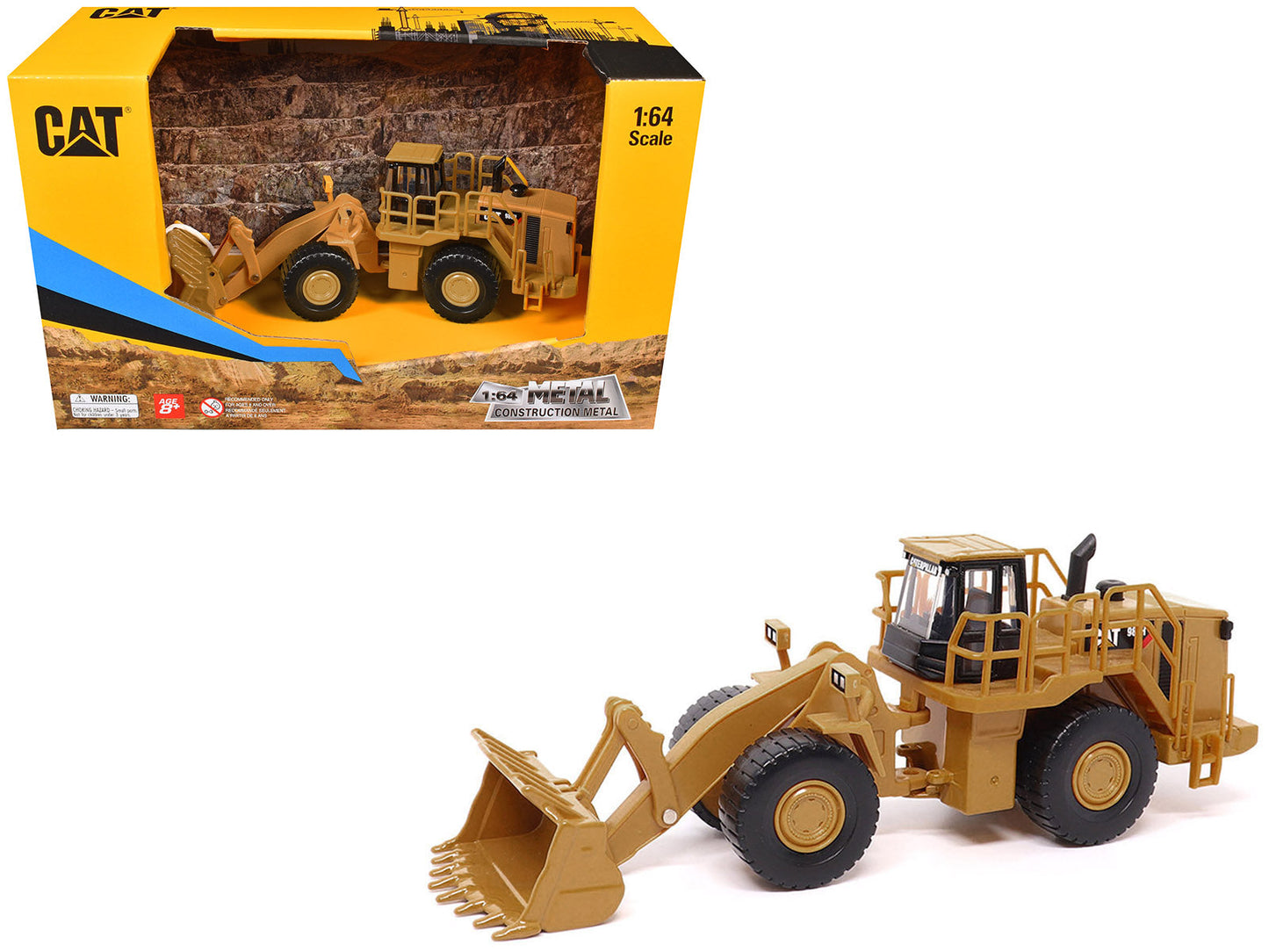CAT Caterpillar 988H Wheel Loader Yellow 1/64 Diecast Model