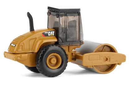 CAT Caterpillar CS56 Roller with Interchangeable Front Attachment Yellow 1/87 (HO) Diecast Model