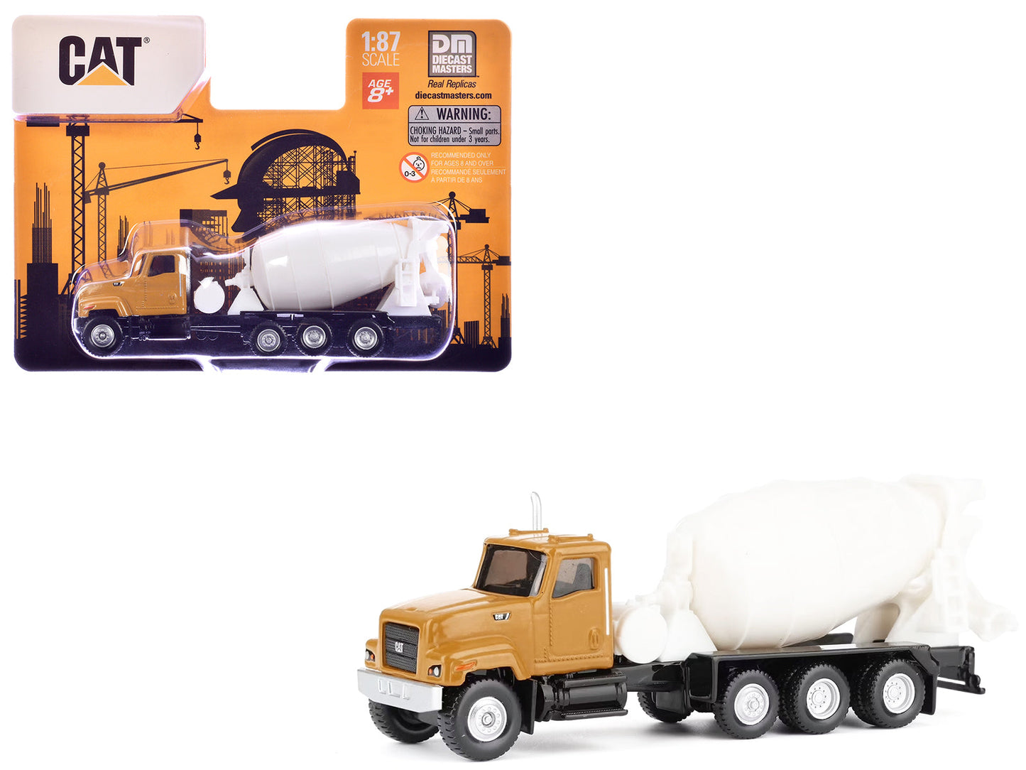 CAT Caterpillar CT681 Concrete Mixer Yellow 1/87 (HO) Diecast Model