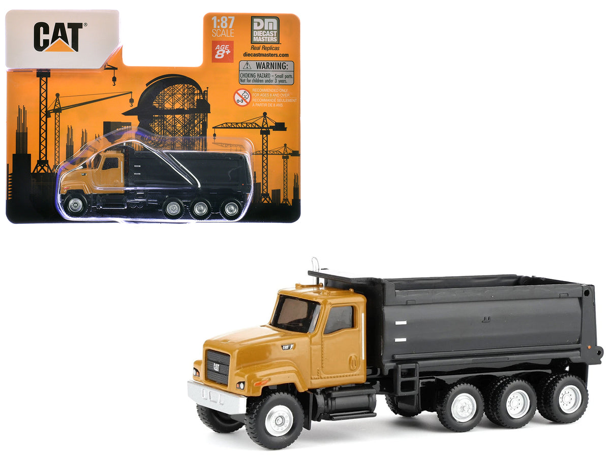 CAT Caterpillar CT681 Dump Truck Yellow 1/87 (HO) Diecast Model