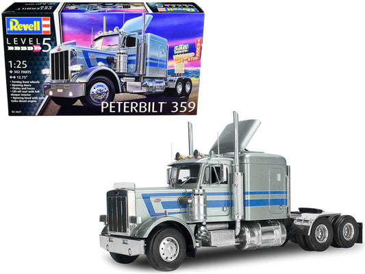 Level 5 Model Kit Peterbilt 359 Truck Tractor 1/25 Scale Model