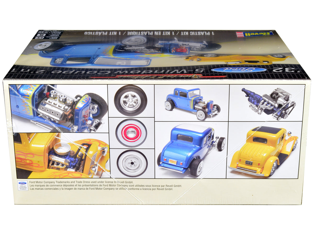 Level 5 Model Kit 1932 Ford 5-Window Coupe 2-in-1 Kit 1/25 Scale Model