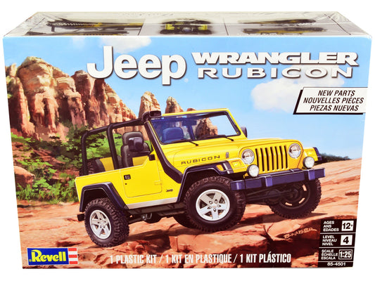 Level 4 Model Kit Jeep Wrangler Rubicon 1/25 Scale Model