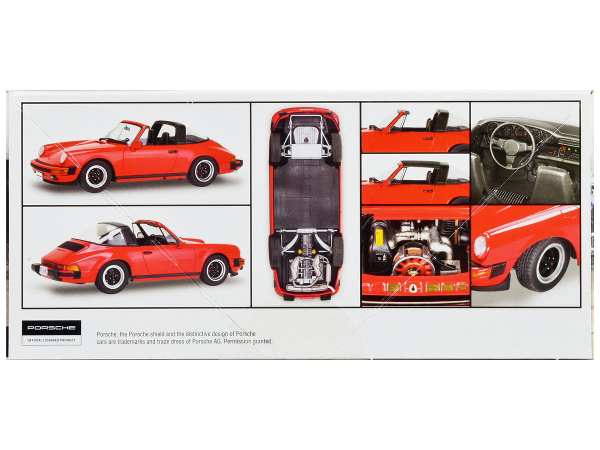Level 4 Model Kit Porsche 911 Carrera 3.2 Targa 2-in-1 Kit 1/24 Scale Model
