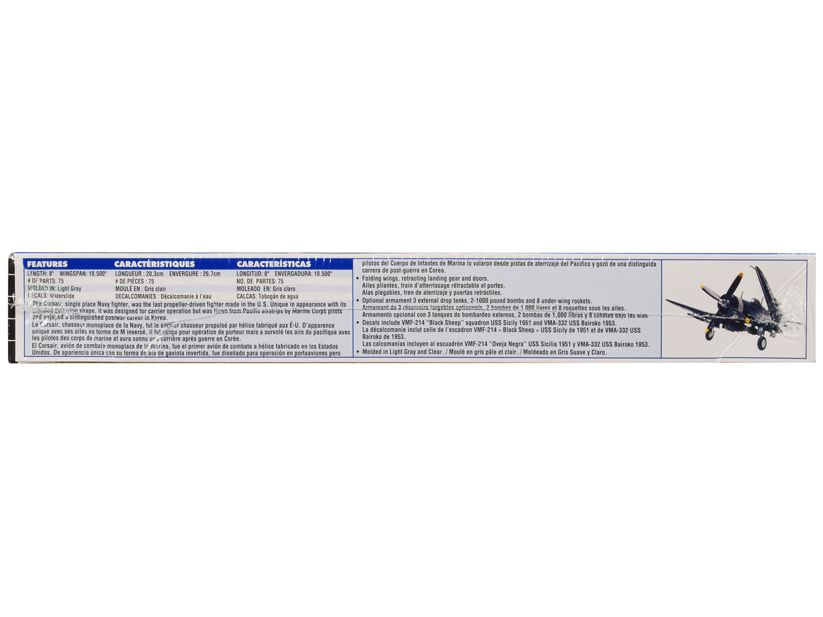 Level 4 Model Kit Vought F4U-4 Corsair Fighter Aircraft 1/48 Scale Model