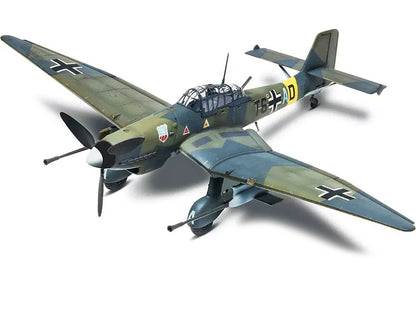 Level 4 Model Kit Junkers STUKA JU 87G-1 Tank Buster Bomber Aircraft 1/48 Scale Model