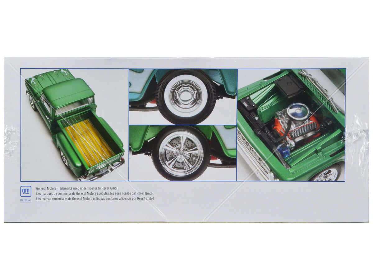 Level 4 Model Kit 1965 Chevrolet Stepside Pickup Truck 2-in-1 Kit 1/25 Scale Model
