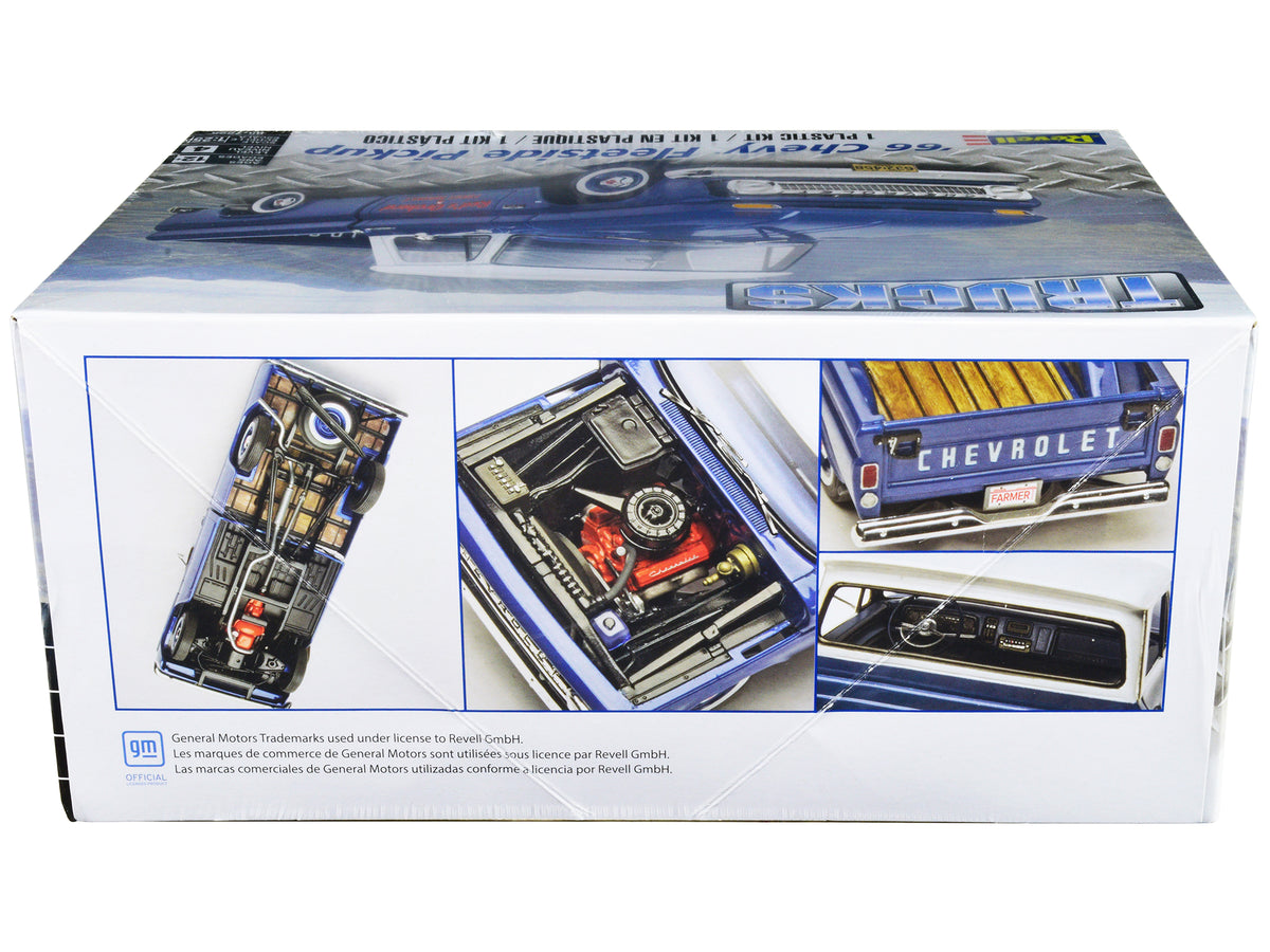 Level 4 Model Kit 1966 Chevrolet Fleetside Pickup Truck 1/25 Scale Model