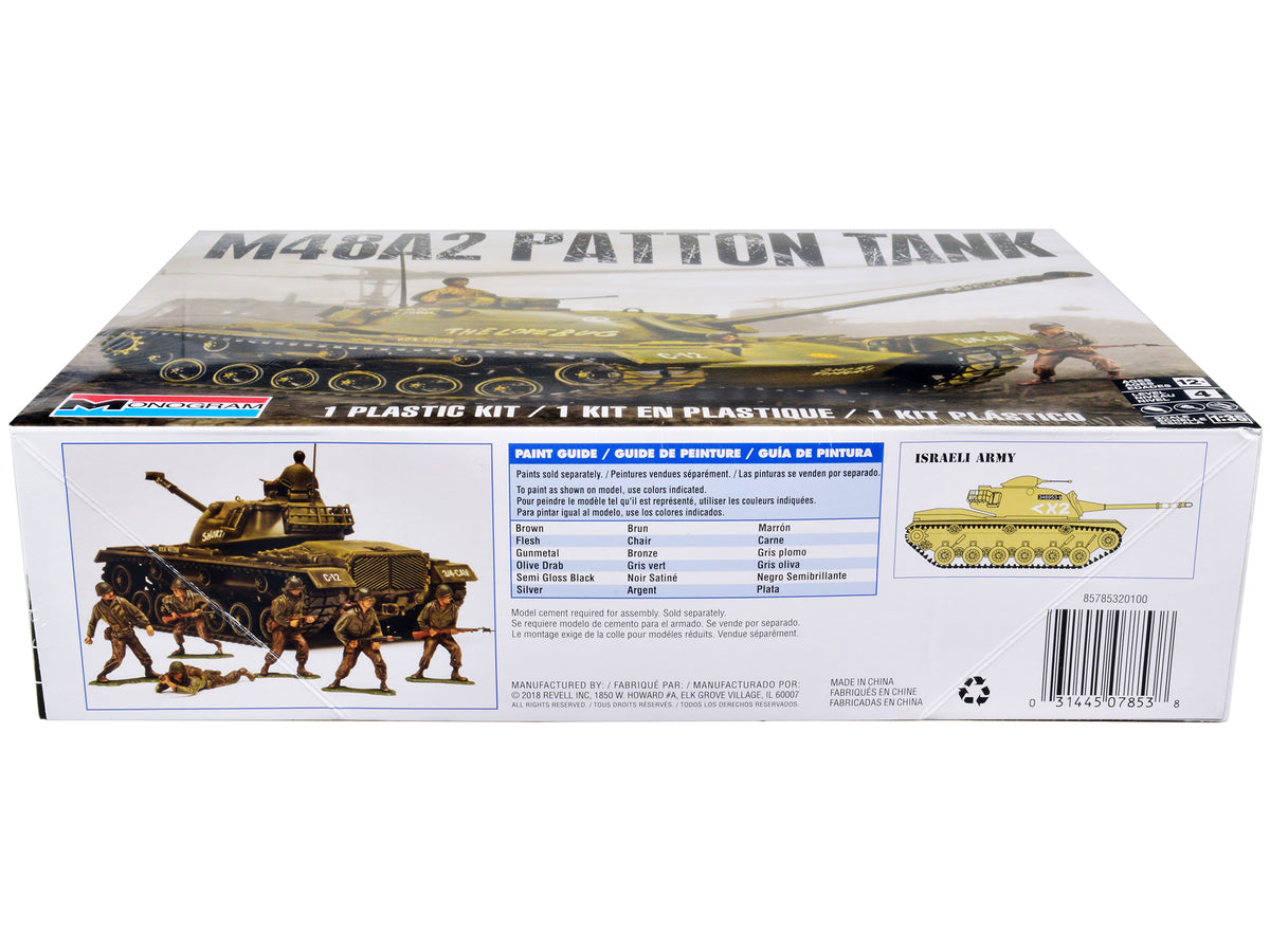 Level 4 Model Kit M48A2 Patton Tank 1/35 Scale Model