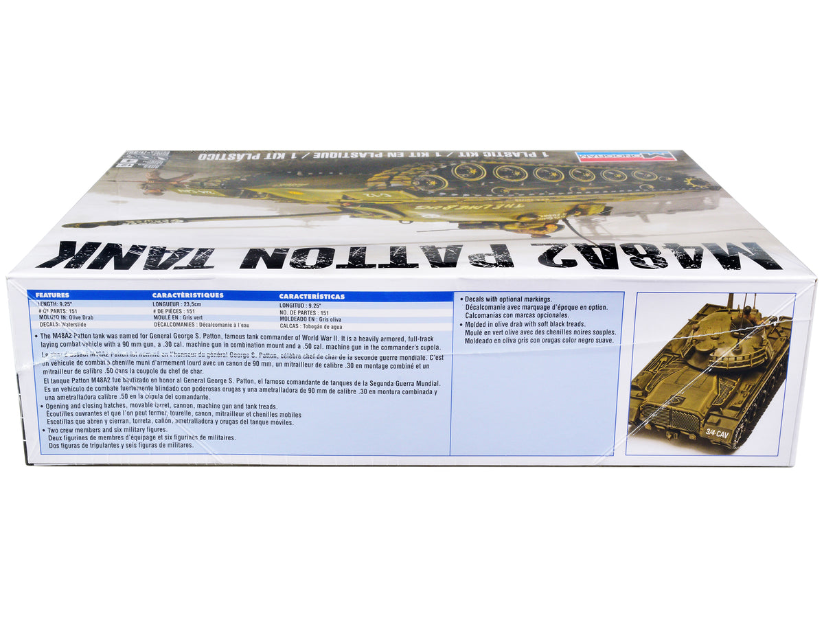 Level 4 Model Kit M48A2 Patton Tank 1/35 Scale Model