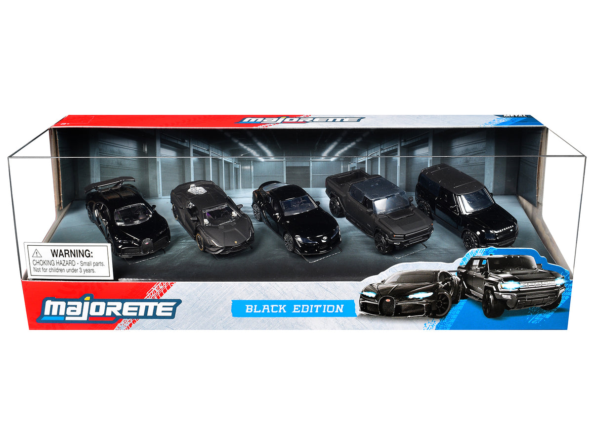 Black Edition (2026) 5 Piece Set 1/64 Diecast Model Cars