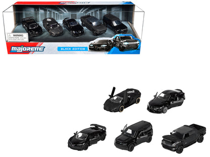 Black Edition (2026) 5 Piece Set 1/64 Diecast Model Cars