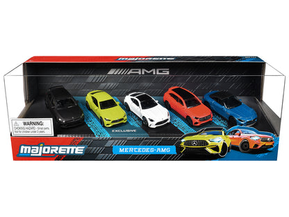 "Mercedes-AMG" 5 Piece Set 1/64 Diecast Model Cars