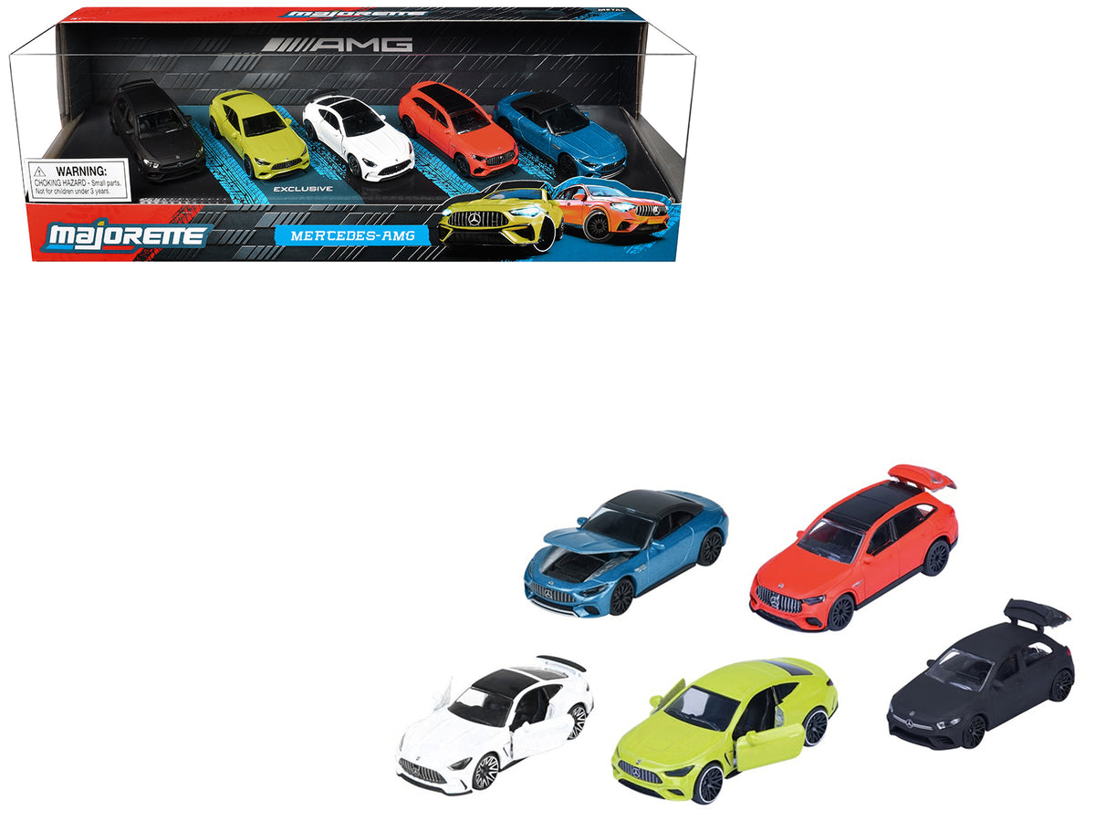 "Mercedes-AMG" 5 Piece Set 1/64 Diecast Model Cars