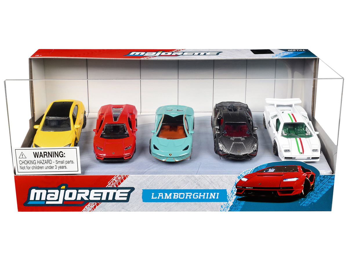 "Lamborghini" (2026) 5 Piece Set 1/64 Diecast Model Cars