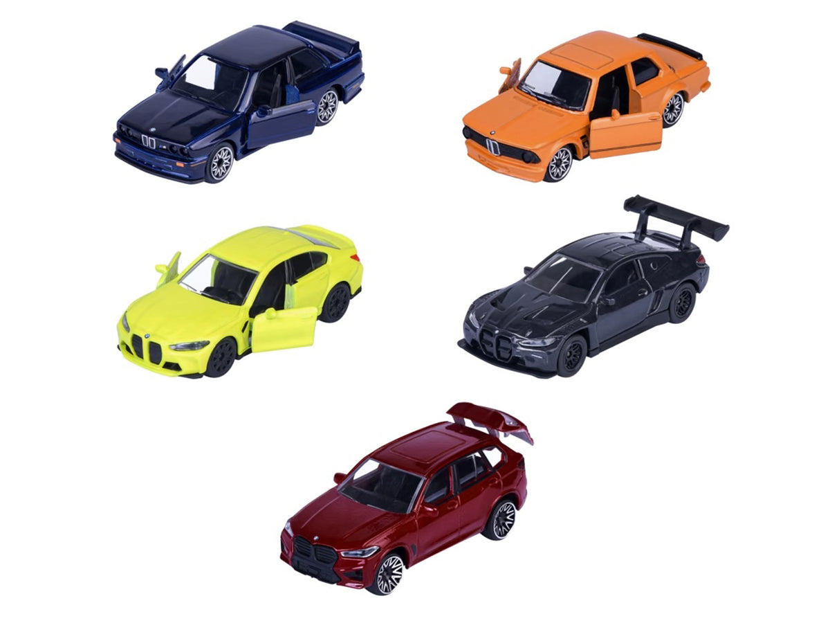 "BMW Edition" 5 Piece Set 1/64 Diecast Model Cars