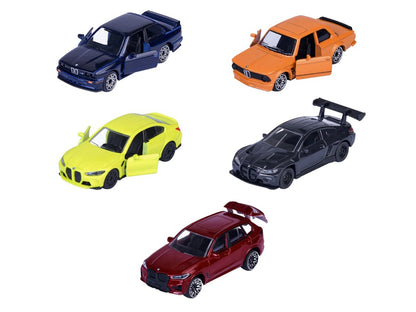 "BMW Edition" 5 Piece Set 1/64 Diecast Model Cars