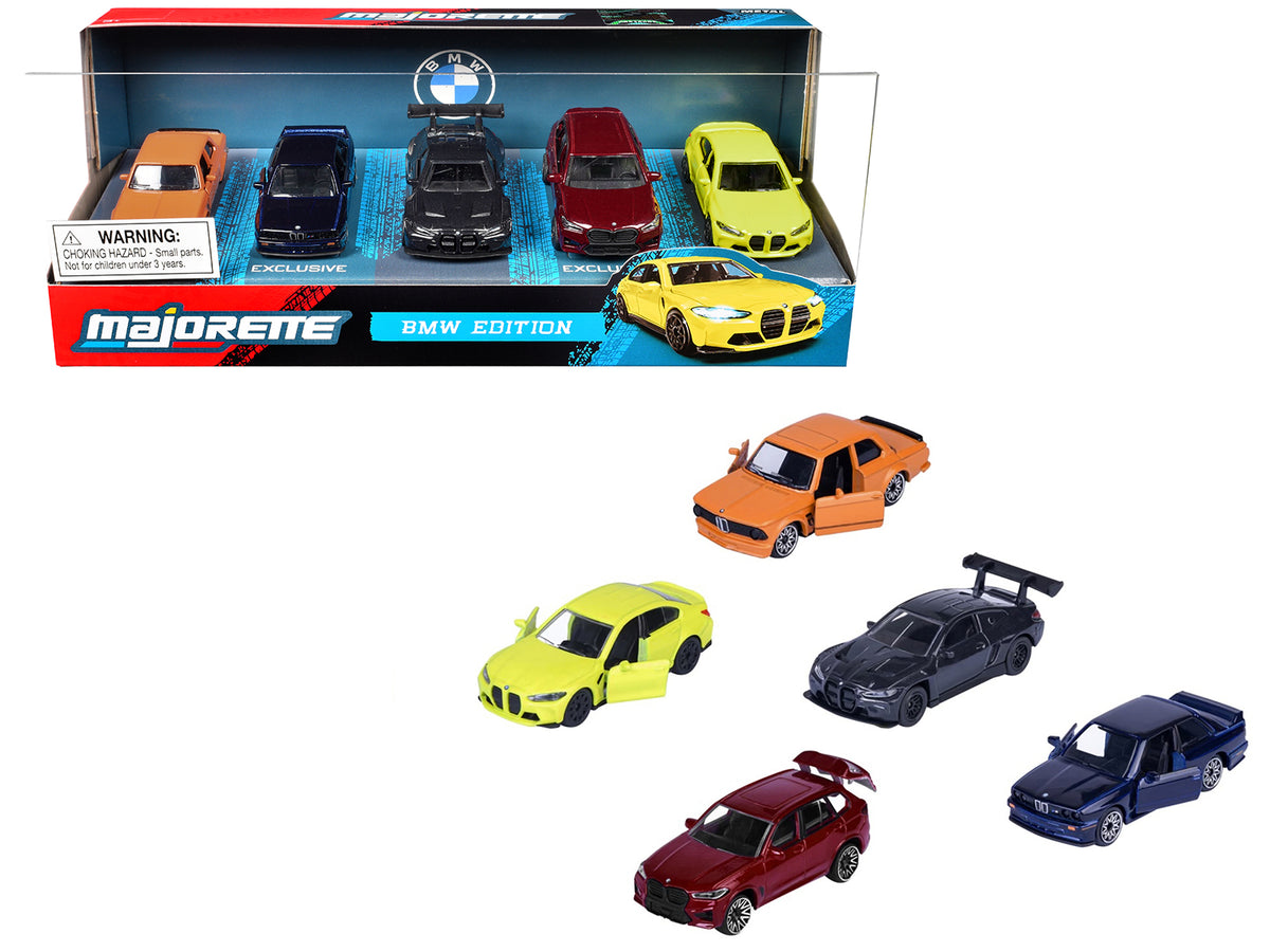 "BMW Edition" 5 Piece Set 1/64 Diecast Model Cars