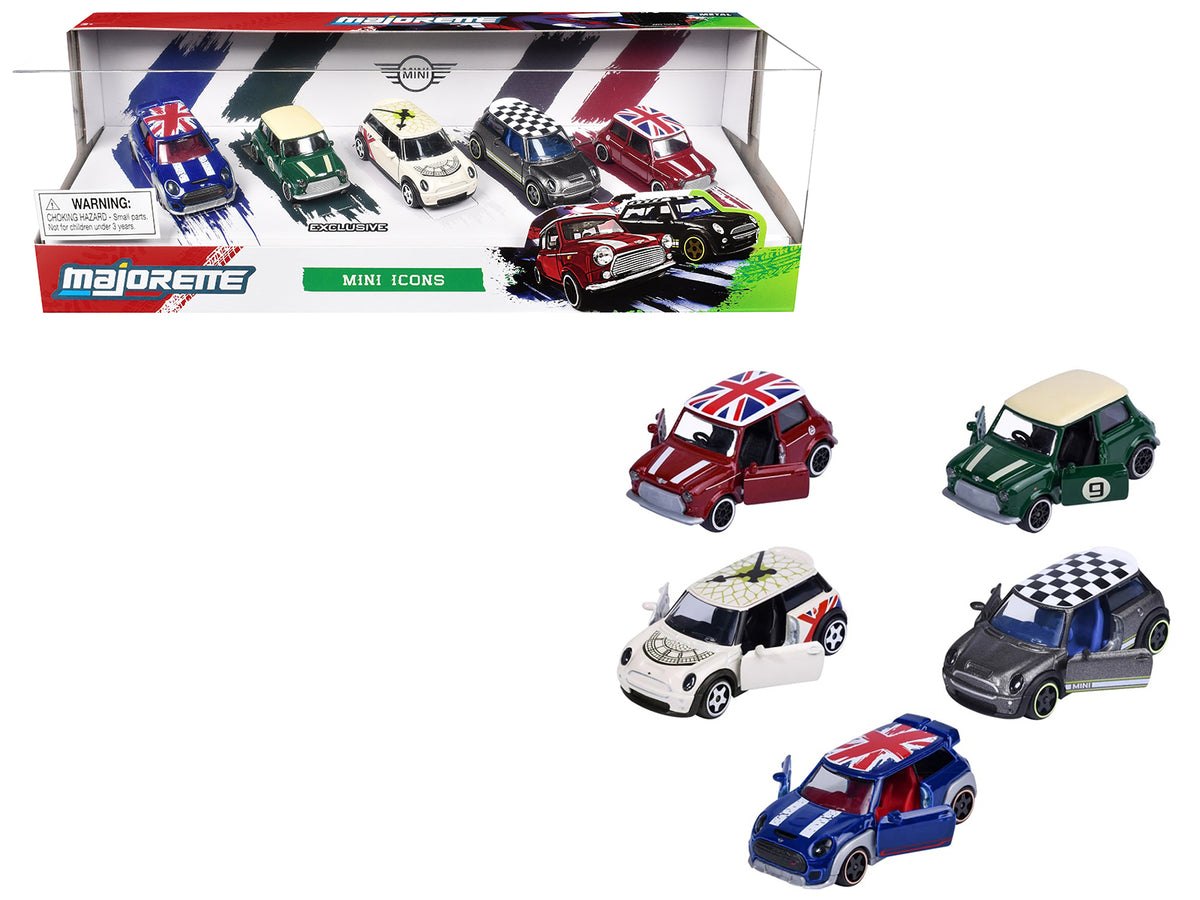 "Mini Icons" 5 Piece Set 1/64 Diecast Model Cars