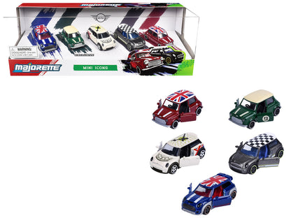 "Mini Icons" 5 Piece Set 1/64 Diecast Model Cars