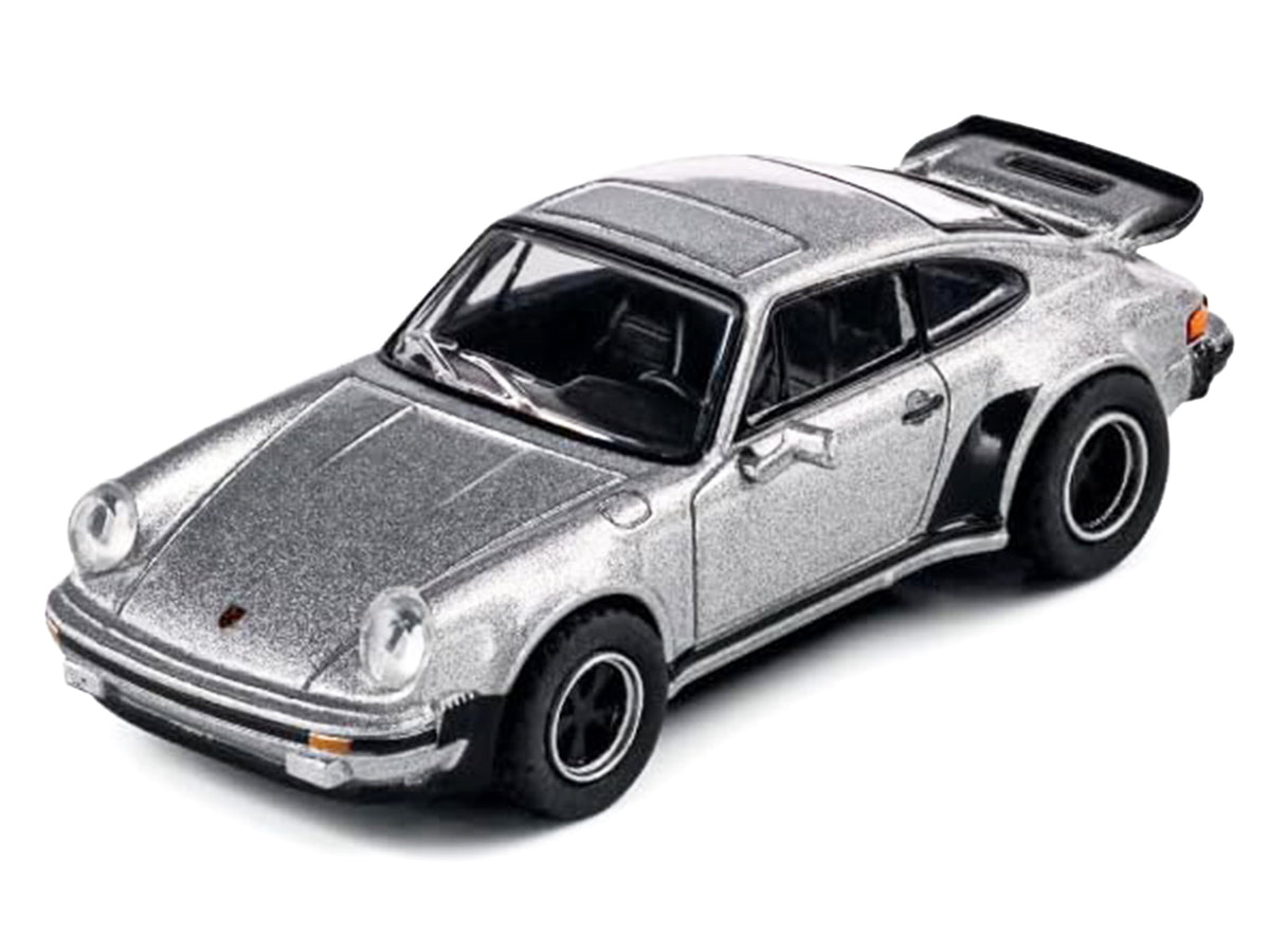 1975 Porsche 930 Turbo Silver Metallic "Collection" Series 1/64 Diecast Model Car